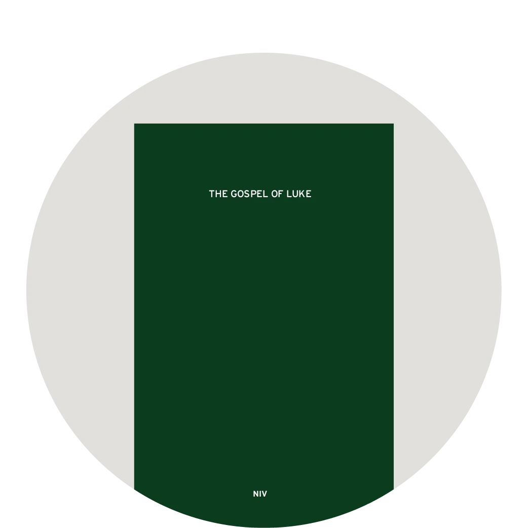 Graphic featuring a customised Gospel in green