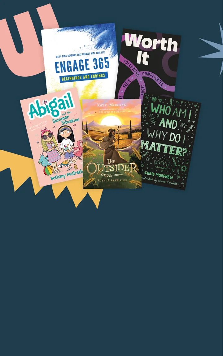 Graphic featuring titles perfect for 8-11s