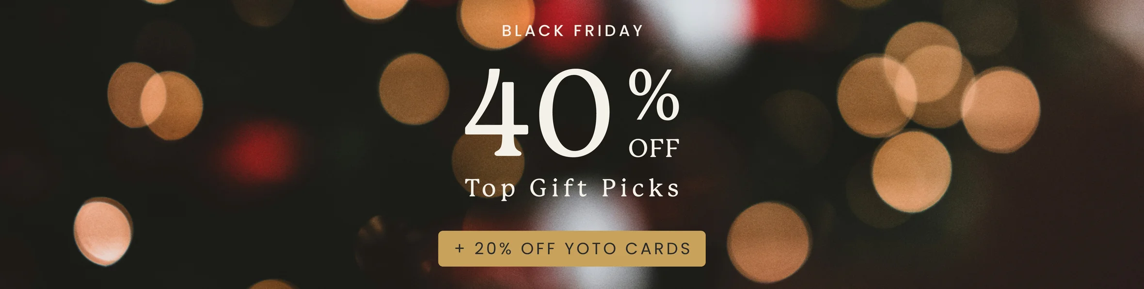 Black Friday 40% Off Top Gift Picks + 20% off Yoto Cards