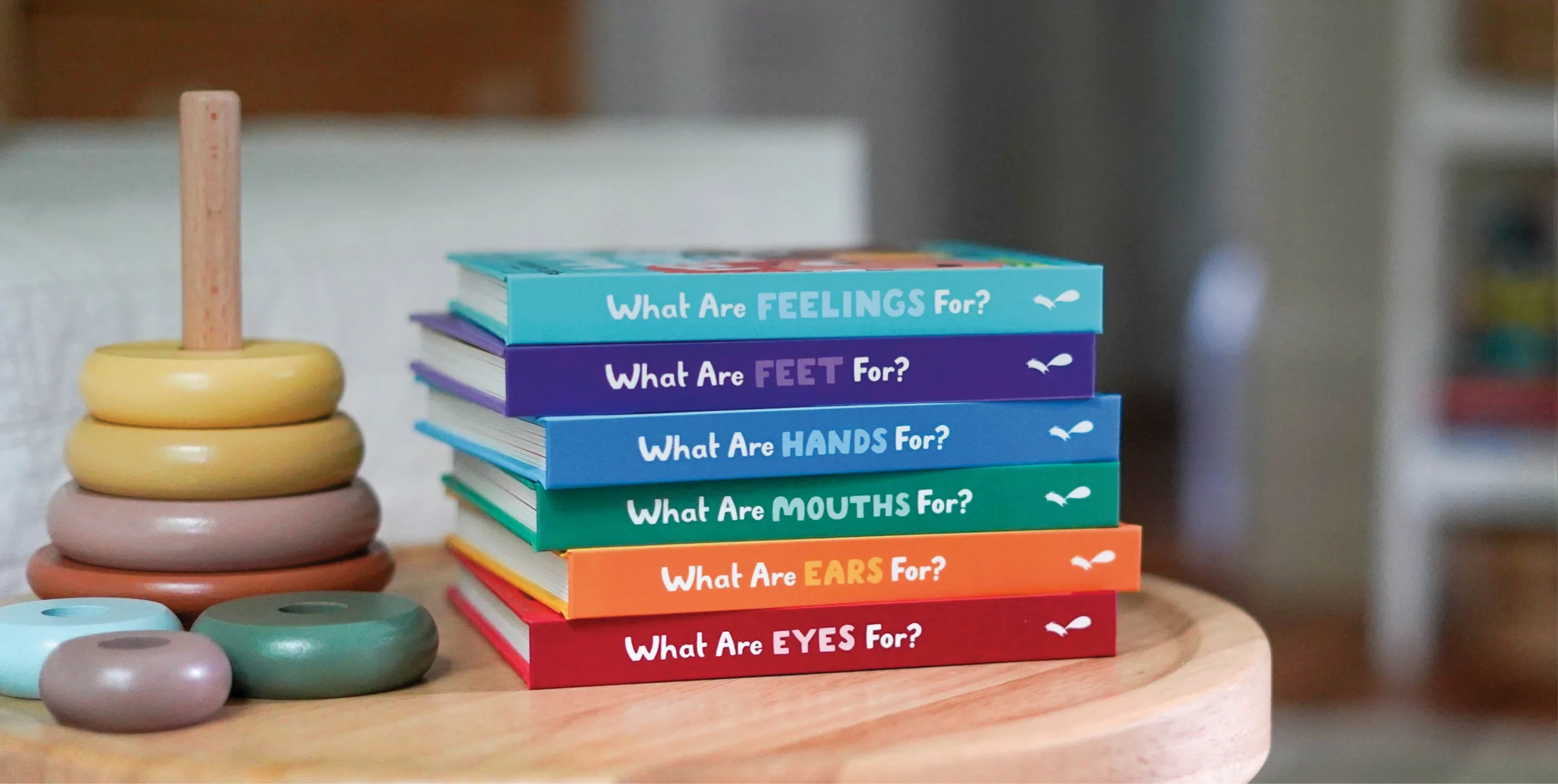 Photograph of the Training Young Hearts board books