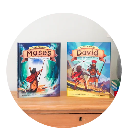 Jesus Moments: Moses and Jesus Moments: David on a table