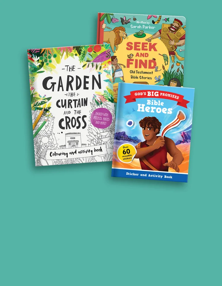 Image featuring various children's ministry resources