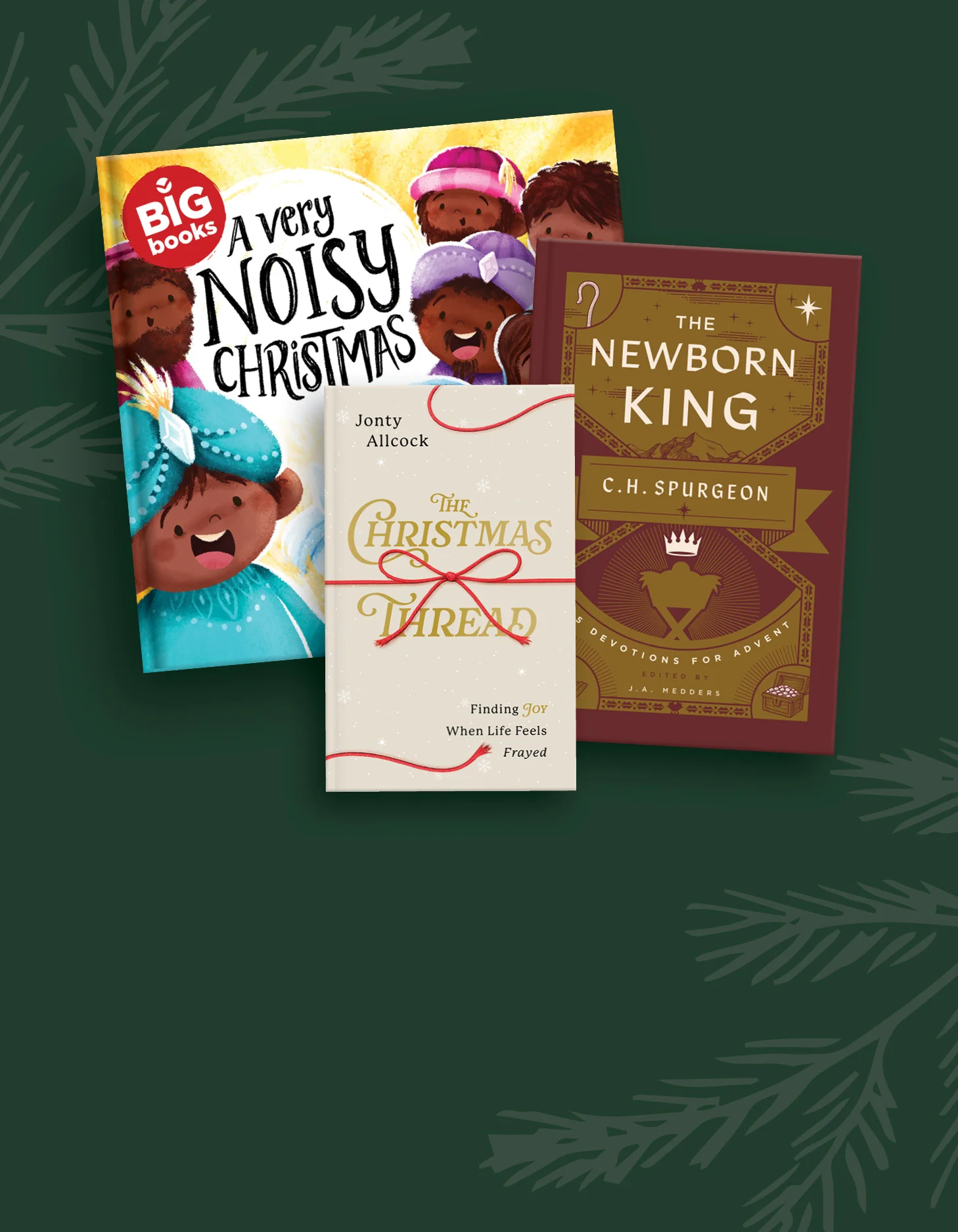 graphic featuring Christmas titles that are well-suited to ministry