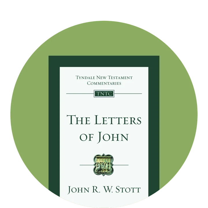 graphic featuring The Letters of John from the Tyndale Commentary series