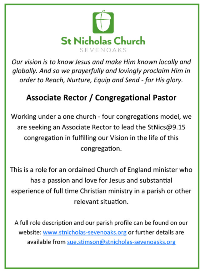 11+ Christian ministry jobs uk information