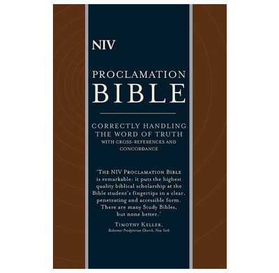 NIV Compact Proclamation Bible: Leather