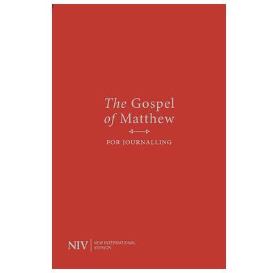 NIV Gospel of Matthew for Journalling (Red)