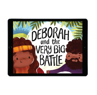 Download the full-size illustrations - Deborah and the Very Big Battle