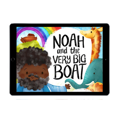 Download the full-size illustrations - Noah and the Very Big Boat
